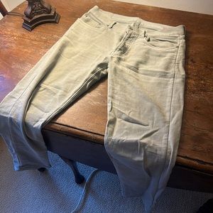Faherty light olive green men’s pants